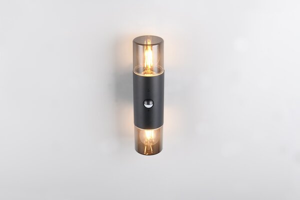 Φωτιστικό Επίτοιχο Trio Lighting HOOSIC 222260232 Μαύρο Ματ (Black Mat)