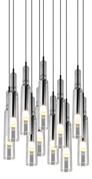 Φωτιστικό Κρεμαστό Trio Lighting LUCENT 344531120 Νίκελ Μαύρο (Black Nickel) 2300+3000+4000K
