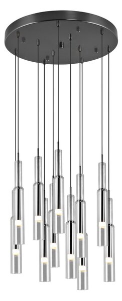 Φωτιστικό Κρεμαστό Trio Lighting LUCENT 344531120 Νίκελ Μαύρο (Black Nickel) 2300+3000+4000K