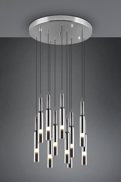 Φωτιστικό Κρεμαστό Trio Lighting LUCENT 344531106 Χρώμιο (Chrome) 2300+3000+4000K