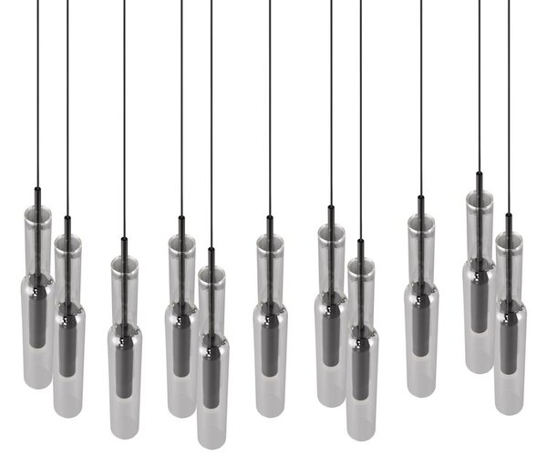 Φωτιστικό Κρεμαστό Trio Lighting LUCENT 344511120 Νίκελ Μαύρο (Black Nickel) 2300+3000+4000K