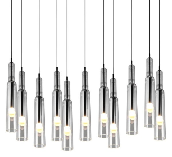 Φωτιστικό Κρεμαστό Trio Lighting LUCENT 344511120 Νίκελ Μαύρο (Black Nickel) 2300+3000+4000K