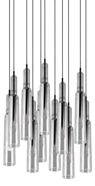 Φωτιστικό Κρεμαστό Trio Lighting LUCENT 344531120 Νίκελ Μαύρο (Black Nickel) 2300+3000+4000K