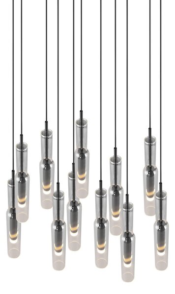 Φωτιστικό Κρεμαστό Trio Lighting LUCENT 344531120 Νίκελ Μαύρο (Black Nickel) 2300+3000+4000K