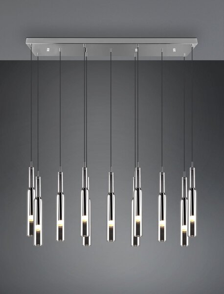 Φωτιστικό Κρεμαστό Trio Lighting LUCENT 344511106 Χρώμιο (Chrome) 2300+3000+4000K