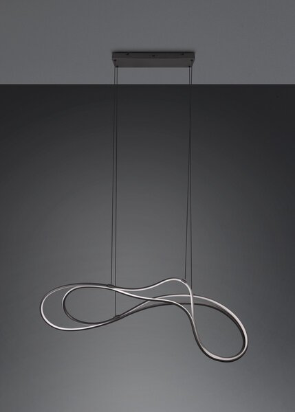 Φωτιστικό Κρεμαστό Trio Lighting NALA 344310132 Μαύρο Ματ (Black Mat) 2300+3000+4000K