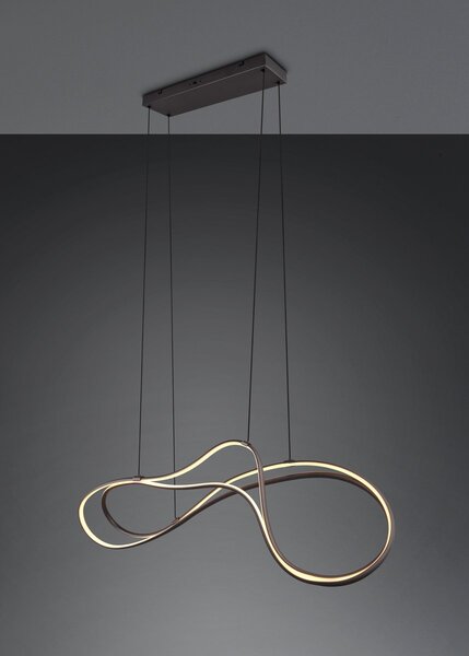 Φωτιστικό Κρεμαστό Trio Lighting NALA 344310132 Μαύρο Ματ (Black Mat) 2300+3000+4000K