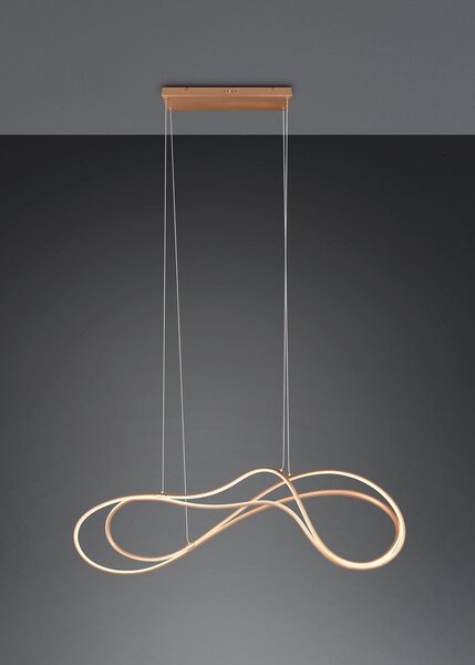 Φωτιστικό Κρεμαστό Trio Lighting NALA 344310179 Χρυσό Χρώμα (Gold Coloured) 2300+3000+4000K