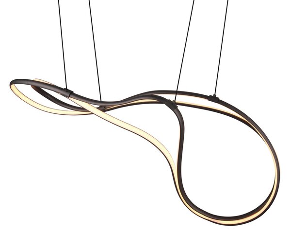 Φωτιστικό Κρεμαστό Trio Lighting NALA 344310132 Μαύρο Ματ (Black Mat) 2300+3000+4000K
