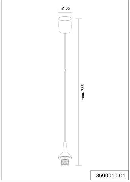 Φωτιστικό Κρεμαστό Trio Lighting PAPER 3590010-01 Λευκό (White)