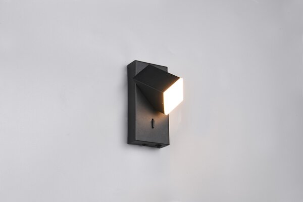 Φωτιστικό Επίτοιχο Trio Lighting RAGLAN 248570132 Μαύρο Ματ (Black Mat) 3000K