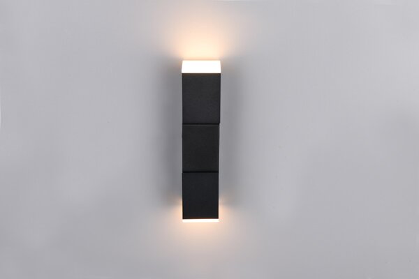 Φωτιστικό Επίτοιχο Trio Lighting RAGLAN 248510232 Μαύρο Ματ (Black Mat) 3000K