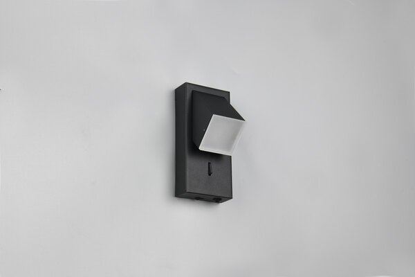 Φωτιστικό Επίτοιχο Trio Lighting RAGLAN 248570132 Μαύρο Ματ (Black Mat) 3000K