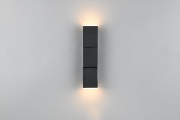 Φωτιστικό Επίτοιχο Trio Lighting RAGLAN 248510232 Μαύρο Ματ (Black Mat) 3000K