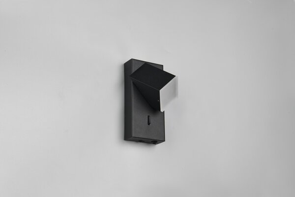 Φωτιστικό Επίτοιχο Trio Lighting RAGLAN 248570132 Μαύρο Ματ (Black Mat) 3000K