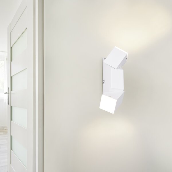 Φωτιστικό Επίτοιχο Trio Lighting RAGLAN 248510231 Λευκό Ματ (White Mat) 3000K