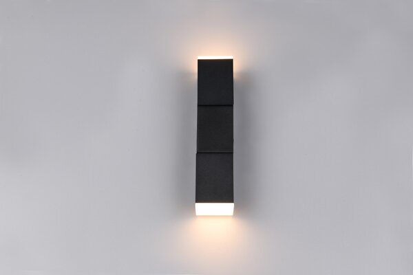 Φωτιστικό Επίτοιχο Trio Lighting RAGLAN 248510232 Μαύρο Ματ (Black Mat) 3000K