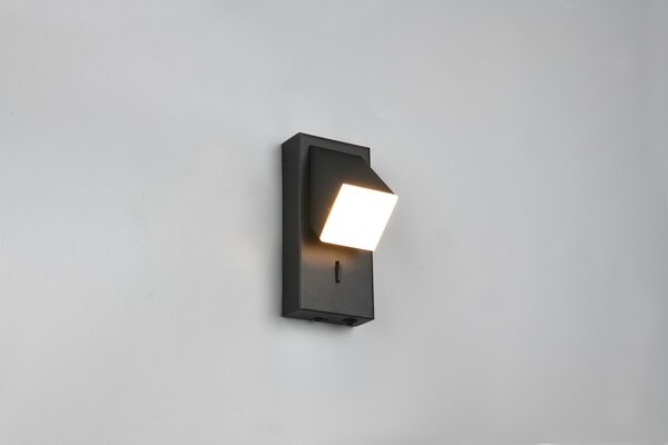 Φωτιστικό Επίτοιχο Trio Lighting RAGLAN 248570132 Μαύρο Ματ (Black Mat) 3000K