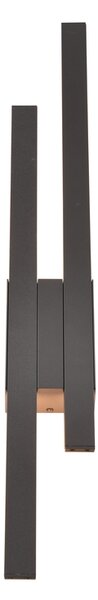 Φωτιστικό Επίτοιχο Trio Lighting TAWA 221460242 Ανθρακί (Anthracite) 3000K