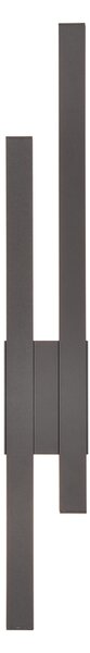 Φωτιστικό Επίτοιχο Trio Lighting TAWA 221460242 Ανθρακί (Anthracite) 3000K