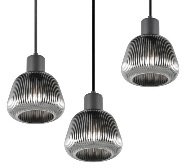 Φωτιστικό Κρεμαστό Trio Lighting TARIFA 362830332 Μαύρο Ματ (Black Mat)