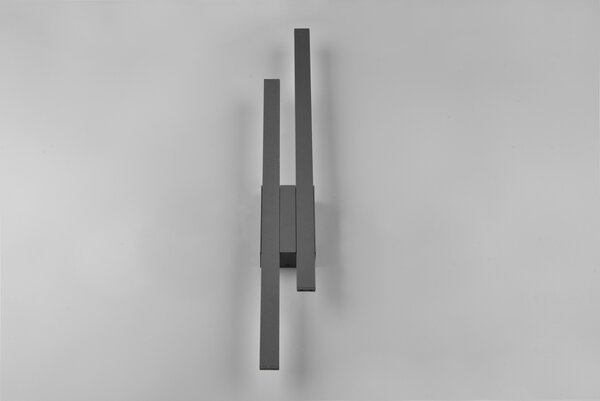 Φωτιστικό Επίτοιχο Trio Lighting TAWA 221460242 Ανθρακί (Anthracite) 3000K
