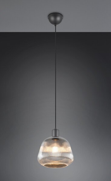 Φωτιστικό Κρεμαστό Trio Lighting TARIFA 362800132 Μαύρο Ματ (Black Mat)
