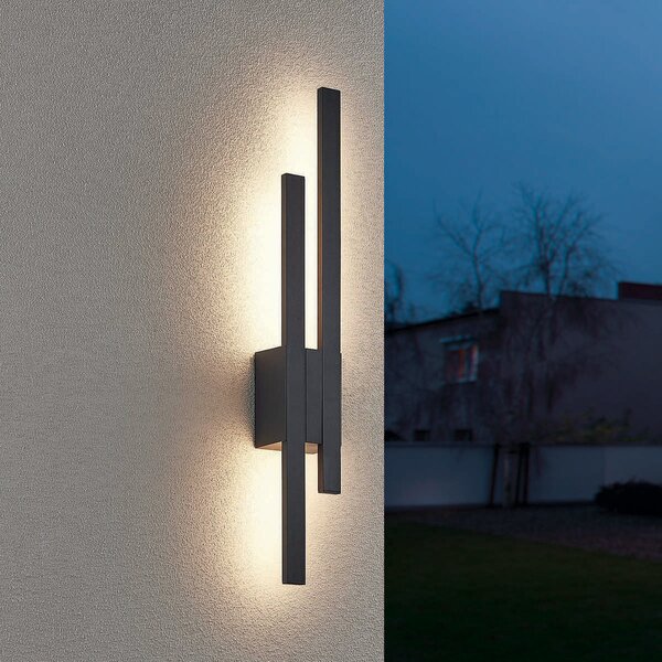 Φωτιστικό Επίτοιχο Trio Lighting TAWA 221460242 Ανθρακί (Anthracite) 3000K