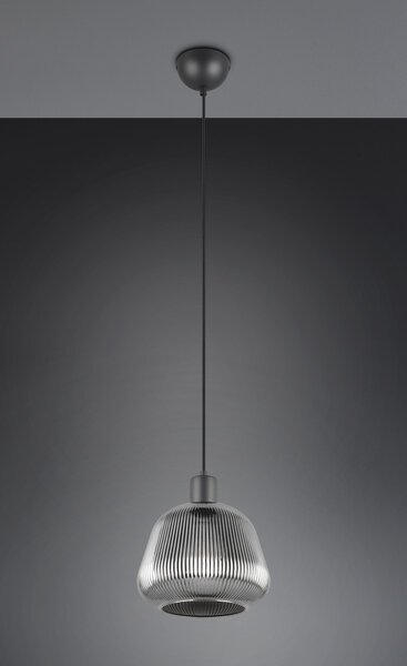 Φωτιστικό Κρεμαστό Trio Lighting TARIFA 362800132 Μαύρο Ματ (Black Mat)