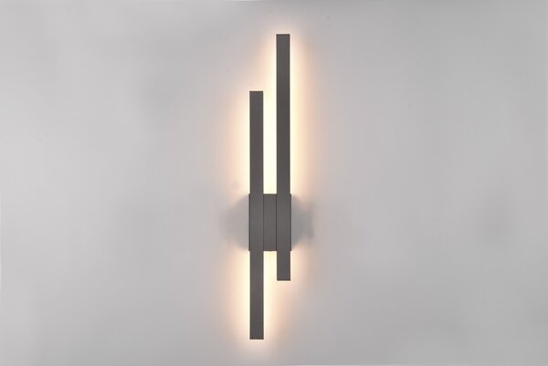 Φωτιστικό Επίτοιχο Trio Lighting TAWA 221460242 Ανθρακί (Anthracite) 3000K