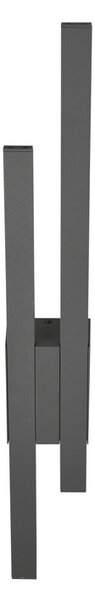 Φωτιστικό Επίτοιχο Trio Lighting TAWA 221460242 Ανθρακί (Anthracite) 3000K