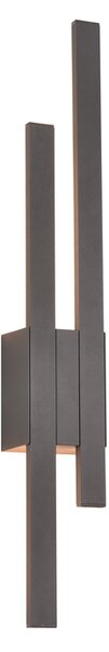 Φωτιστικό Επίτοιχο Trio Lighting TAWA 221460242 Ανθρακί (Anthracite) 3000K