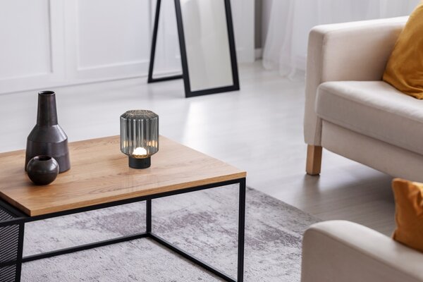 Φωτιστικό Επιτραπέζιο Reality Lighting -RL LORD R57761154 Μαύρο Ματ (Black Mat) 3000K