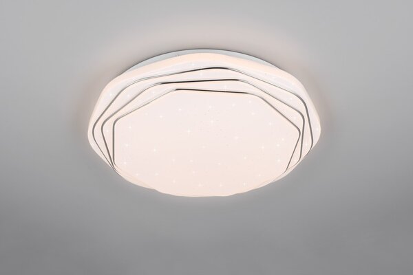 Φωτιστικό Οροφής Reality Lighting -RL DIZZY R67741100 Λευκό (White) 2700 - 6500K