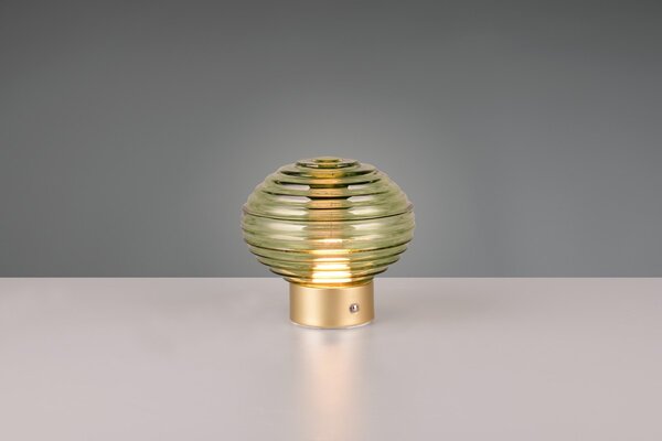 Φωτιστικό Επιτραπέζιο Reality Lighting -RL EARL R57771115 Ορειχαλκωμένο Ματ (Brass Mat) 3000K