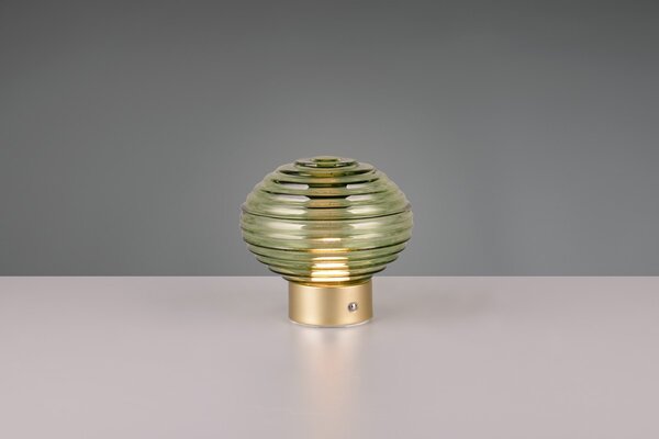 Φωτιστικό Επιτραπέζιο Reality Lighting -RL EARL R57771115 Ορειχαλκωμένο Ματ (Brass Mat) 3000K