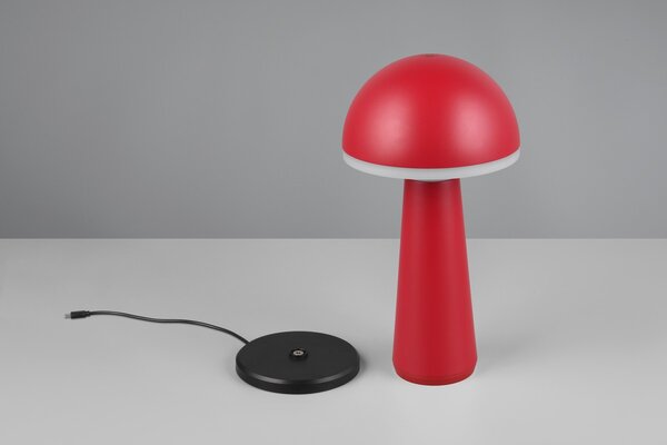 Φωτιστικό Επιτραπέζιο Reality Lighting -RL FUNGO R57716110 Κόκκινο (Red) 3000+4000+6500K