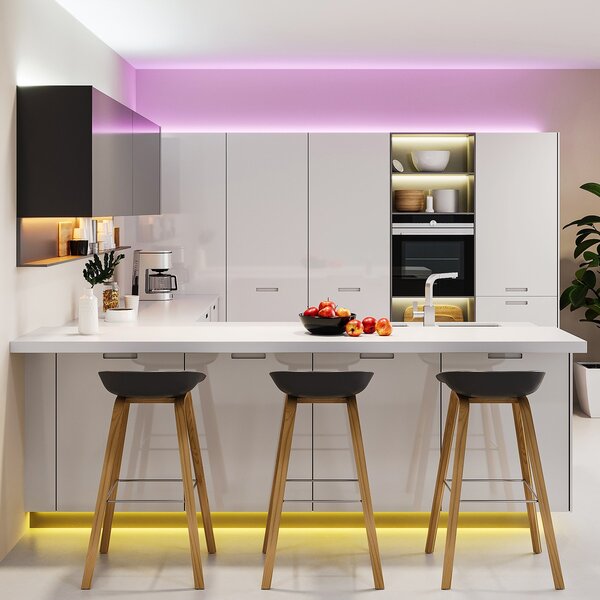 Ταινία Led Reality Lighting -RL GRIP R65543102 Μαύρο Ματ (Black Mat) RGB+3000K 3μέτρα