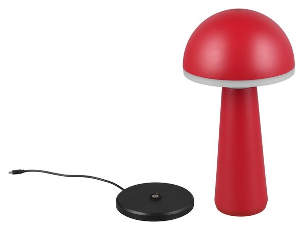 Φωτιστικό Επιτραπέζιο Reality Lighting -RL FUNGO R57716110 Κόκκινο (Red) 3000+4000+6500K