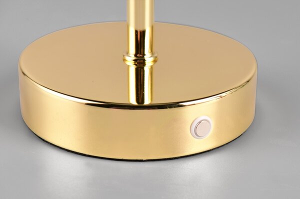 Φωτιστικό Επιτραπέζιο Reality Lighting -RL JEFF R59151103 Ορειχαλκωμένο Γυαλιστερό (Brass Polished) 3000K