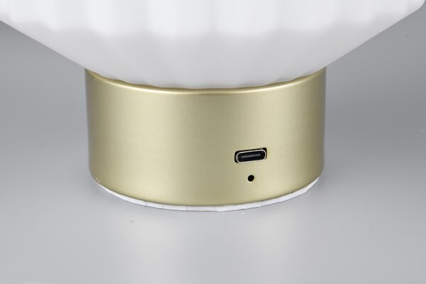 Φωτιστικό Επιτραπέζιο Reality Lighting -RL LORD R57761101 Ορειχαλκωμένο Ματ (Brass Mat) 3000K