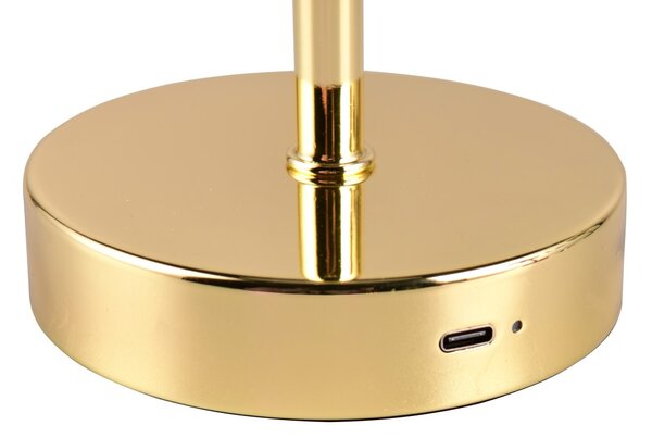 Φωτιστικό Επιτραπέζιο Reality Lighting -RL JEFF R59151103 Ορειχαλκωμένο Γυαλιστερό (Brass Polished) 3000K