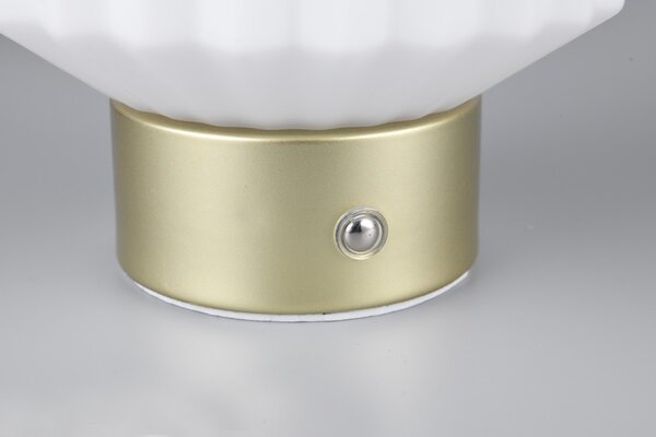 Φωτιστικό Επιτραπέζιο Reality Lighting -RL LORD R57761101 Ορειχαλκωμένο Ματ (Brass Mat) 3000K