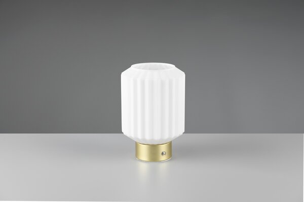 Φωτιστικό Επιτραπέζιο Reality Lighting -RL LORD R57761101 Ορειχαλκωμένο Ματ (Brass Mat) 3000K