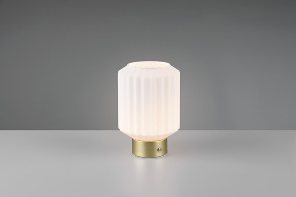 Φωτιστικό Επιτραπέζιο Reality Lighting -RL LORD R57761101 Ορειχαλκωμένο Ματ (Brass Mat) 3000K
