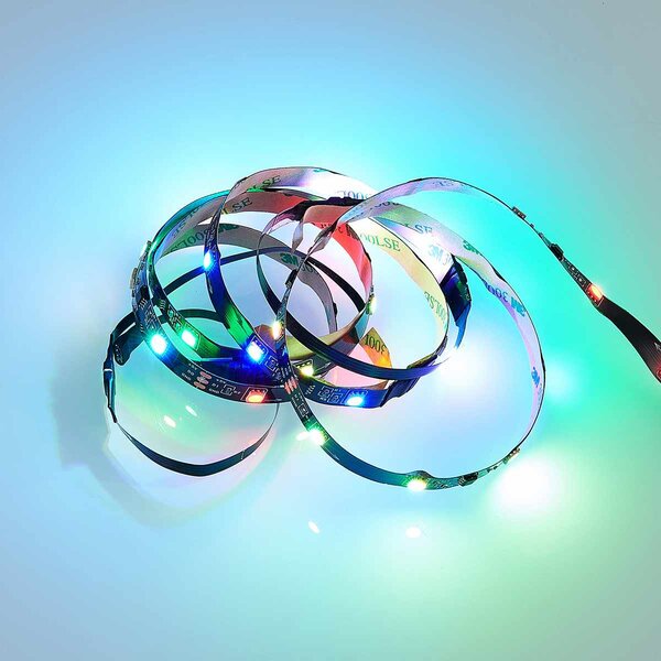 Ταινία Led Reality Lighting -RL SCREEN R65591102 Μαύρο Ματ (Black Mat) με USB -RGB+3000K 120cm