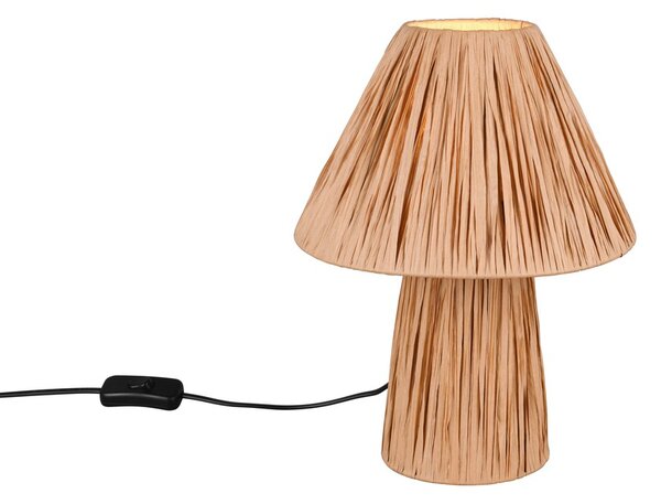 Φωτιστικό Επιτραπέζιο Reality Lighting -RL ANEA R51752036 Ξύλο Φυσικό χρώμα (Wood Natural Finish)