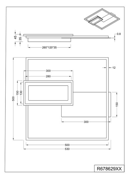Φωτιστικό Οροφής Reality Lighting -RL SPIRO R67862907 Νίκελ ματ (Nickel Mat- Satin) 2700 - 6500K