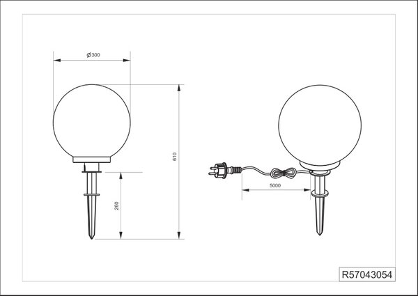 Φωτιστικό Επιτραπέζιο Reality Lighting -RL BOLO R57043054 Φυμέ (Smoke)