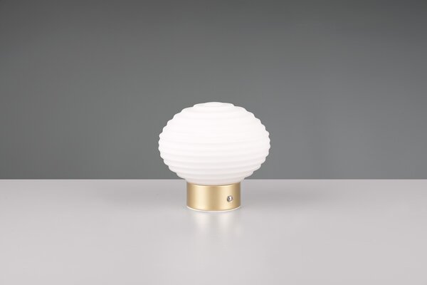 Φωτιστικό Επιτραπέζιο Reality Lighting -RL EARL R57771101 Ορειχαλκωμένο Ματ (Brass Mat) 3000K